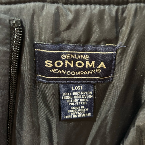SONOMA Kid’s Unisex Waterproof Snow Overalls Snow Pants - black, size L (6) - Picture 3 of 4